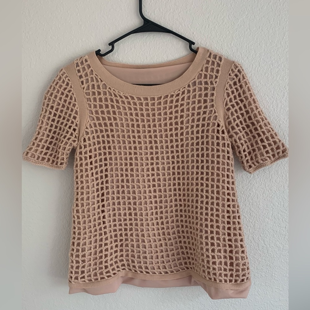 J. Crew knit blouse. Size S.